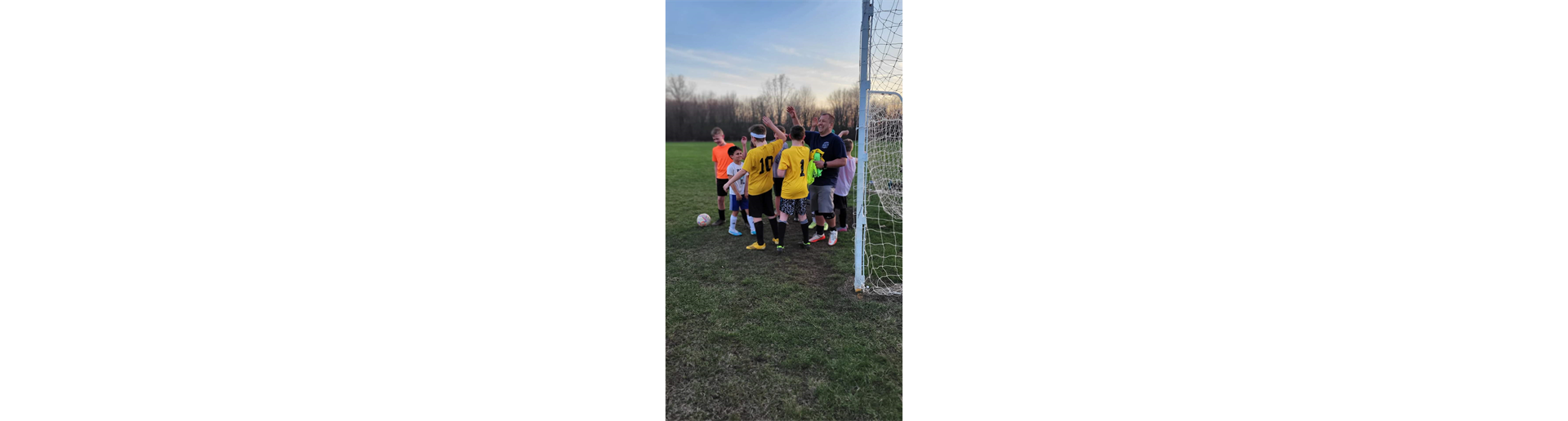 Coach Mark and some of his Team!